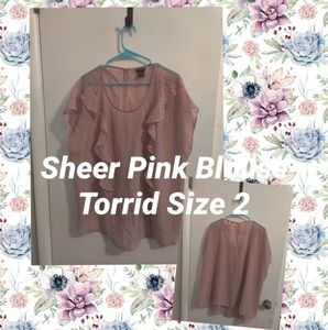 Sheer Pink Blouse